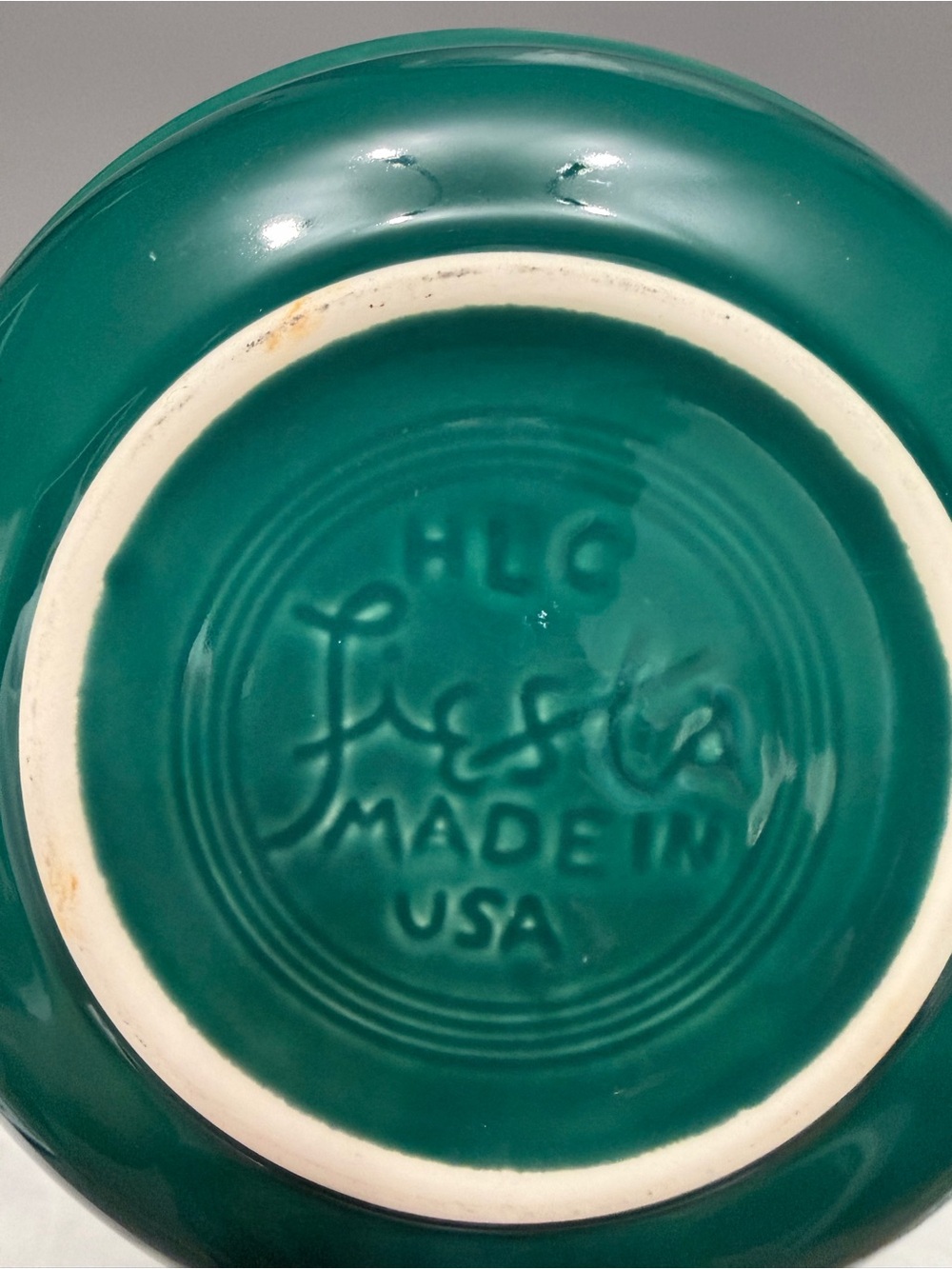 Fiesta Shamrock Green Medium Soup Cereal Bowl HLC Post 86 Retired Color 19 oz - Picture 3 of 16